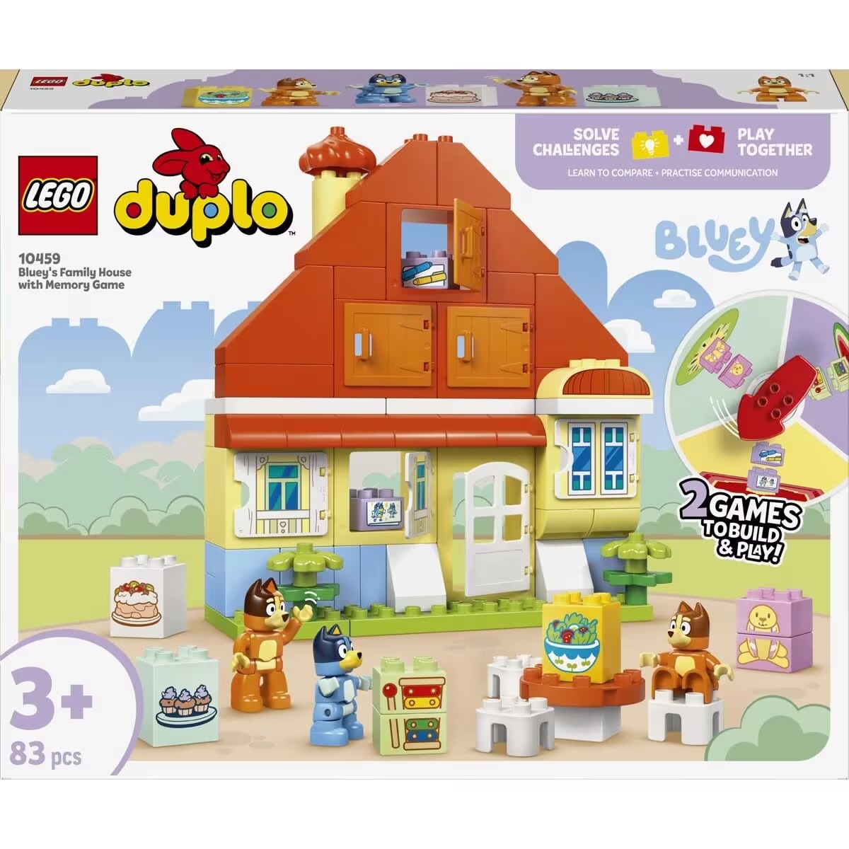 LEGO - Bluey`s Family House with Memory Game