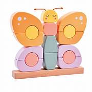 Wooden Stacking Butterfly