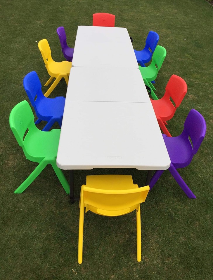 Party Pack - Tables & 10 Chairs