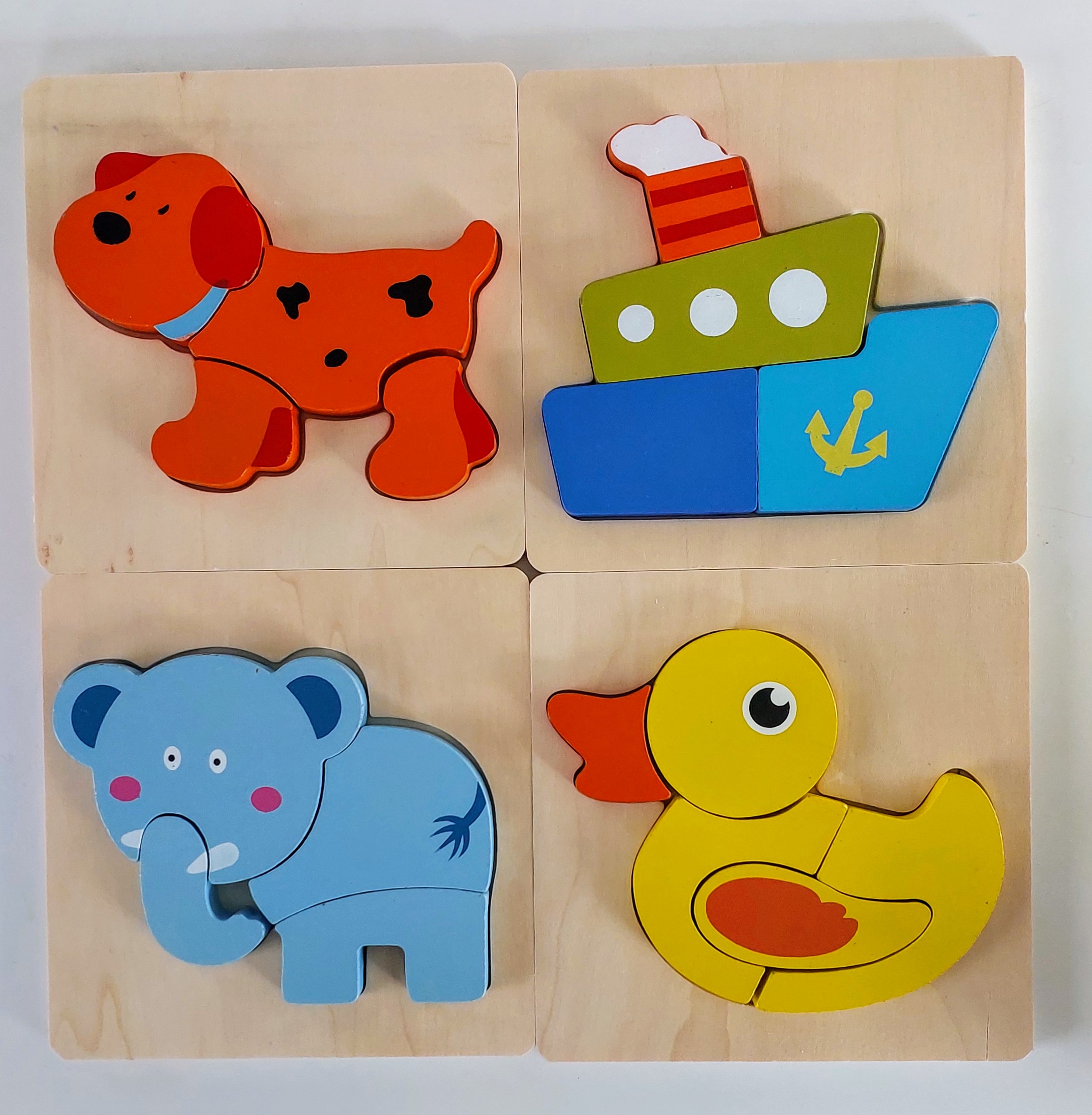 Wooden Toddler`s Puzzle Pack