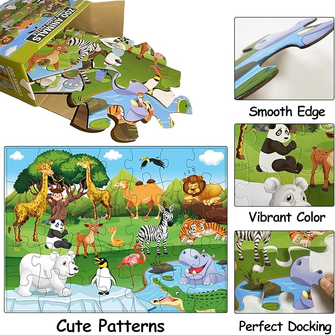 Zoo Animal Floor Puzzle