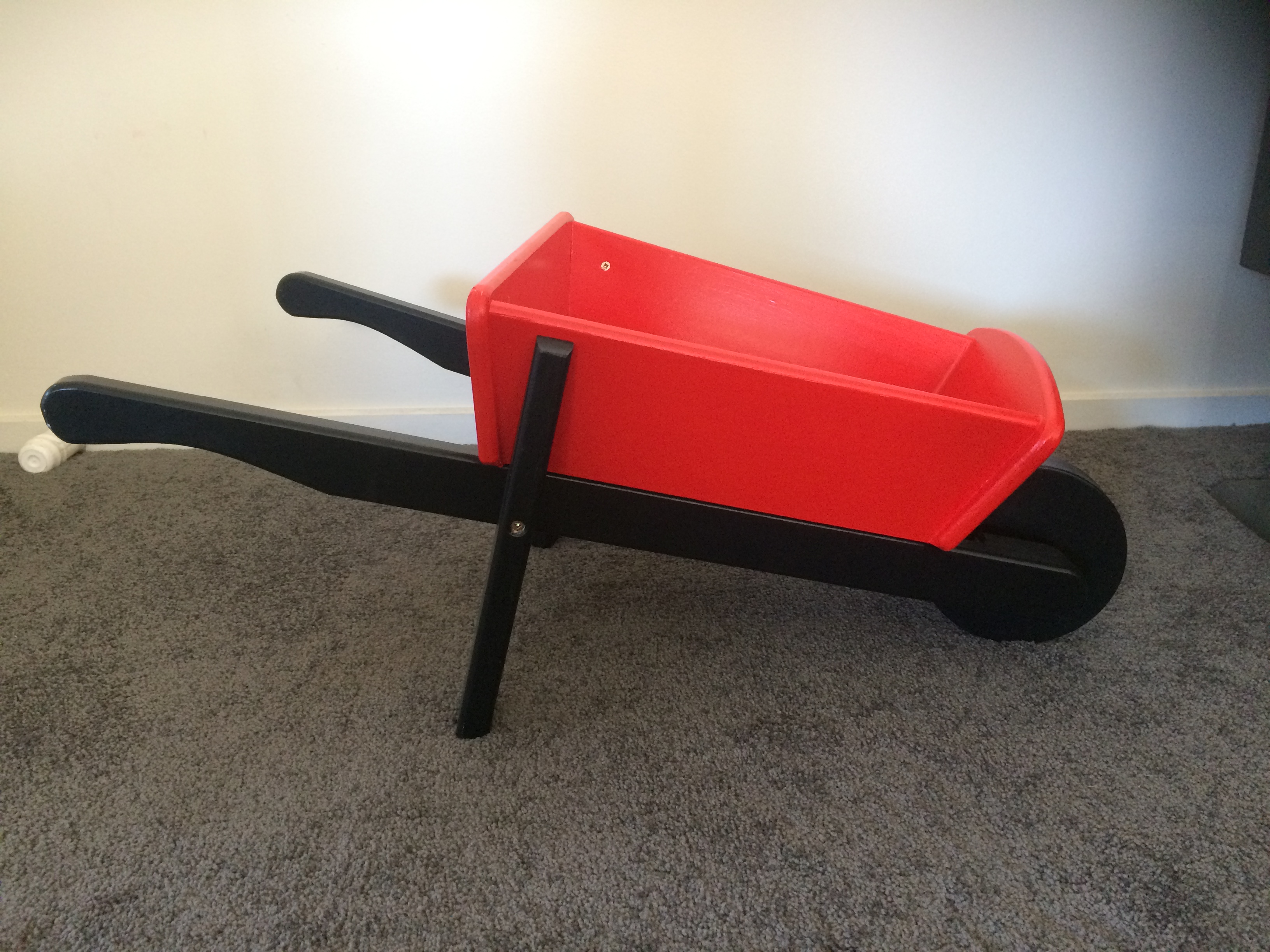 Red & Black Wheel Barrow